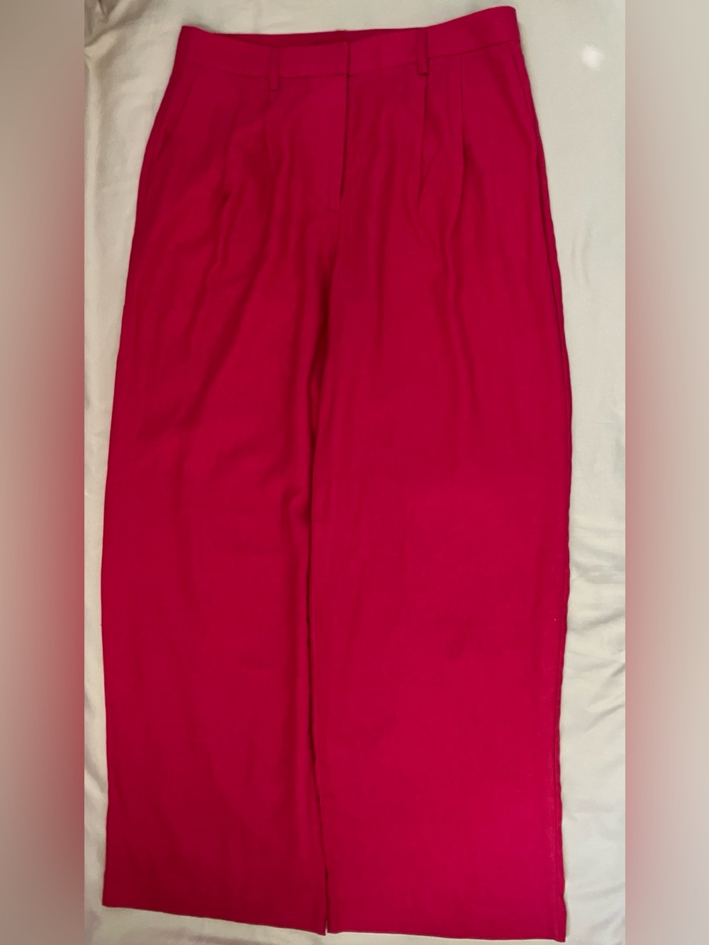 Joe Fresh Linen Blend Wide Leg Pleated Pants – NWT